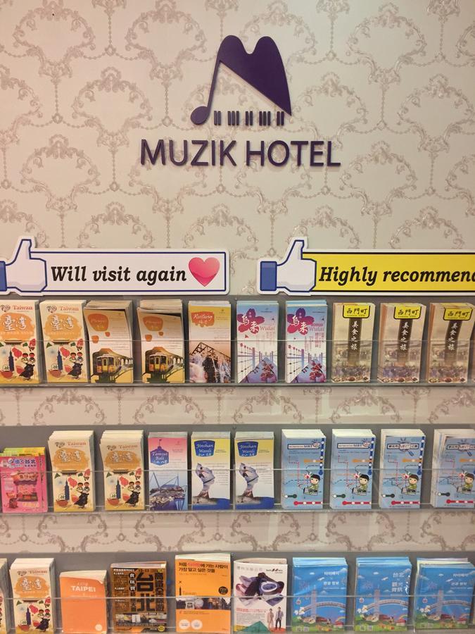 Muzik Hotel - Ximending Xining Branch Tajpej Zewnętrze zdjęcie